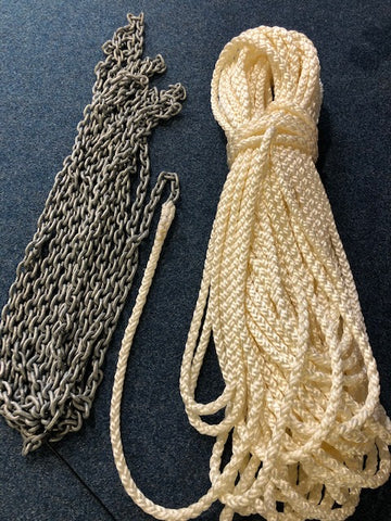 Anchor chain and rope splicing