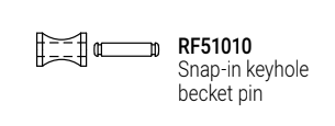Ronstan RF51010	S50 Replacement Becket & Pin