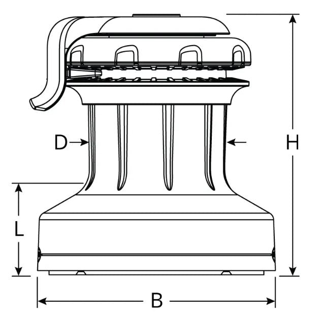 Ronstan Orbit Quick-trim Winches