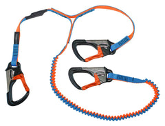 Safety Tether - Spinlock 3 Hook Elasticated - 2m