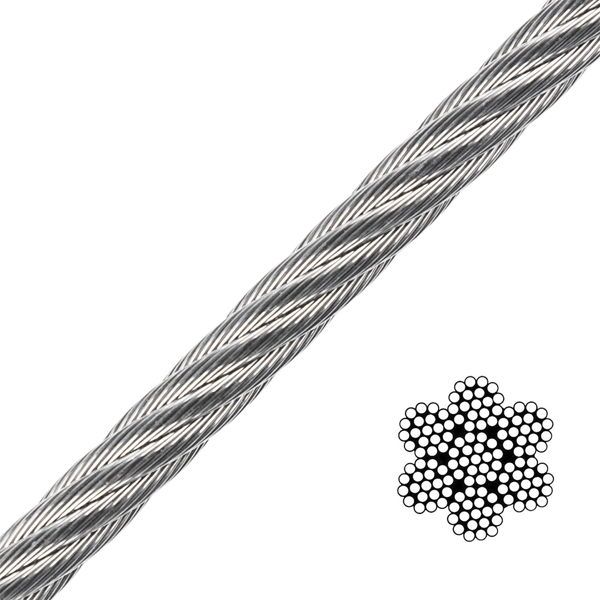 Stainless steel wire 7x19 strand