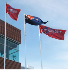 Aluminium Flagpole 7.5m – Heavy Duty Commercial Flag Pole
