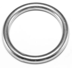 Stainless Round Ring 8x50mm